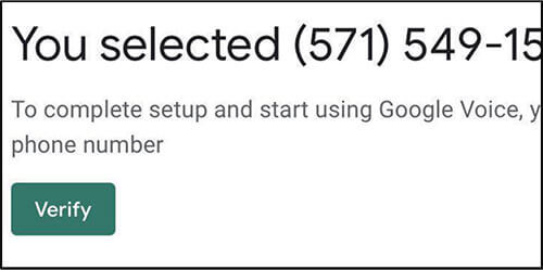 Google Voice 注册指南插图3 注册步骤二
